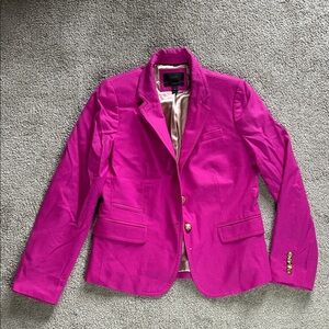 J. Crew Vibrant Pink Blazer